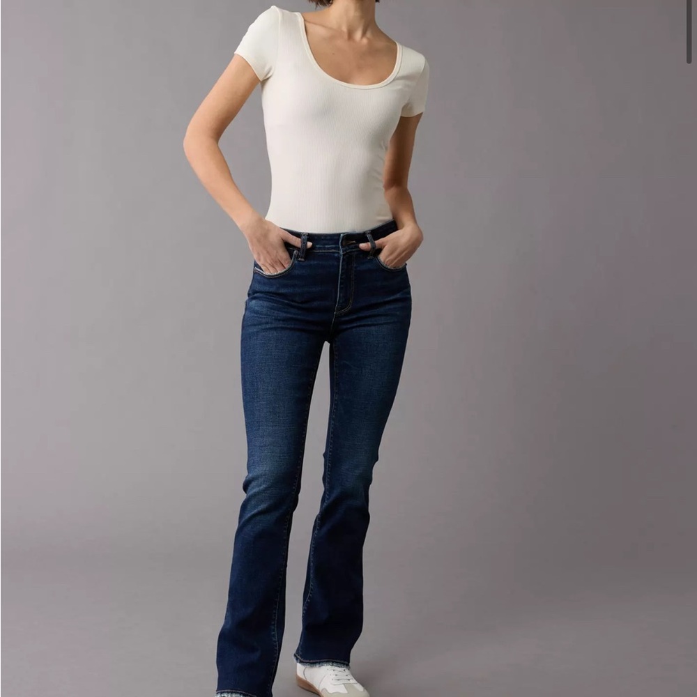American Eagle Next Level High-Waisted Skinny Kick Jean